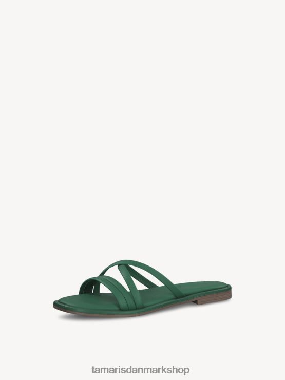 Tamaris Kvinder lædermule - grøn XVXV8T1636 sko