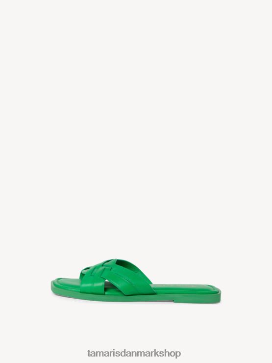 Tamaris Kvinder lædermule - grøn XVXV8T1781 sko