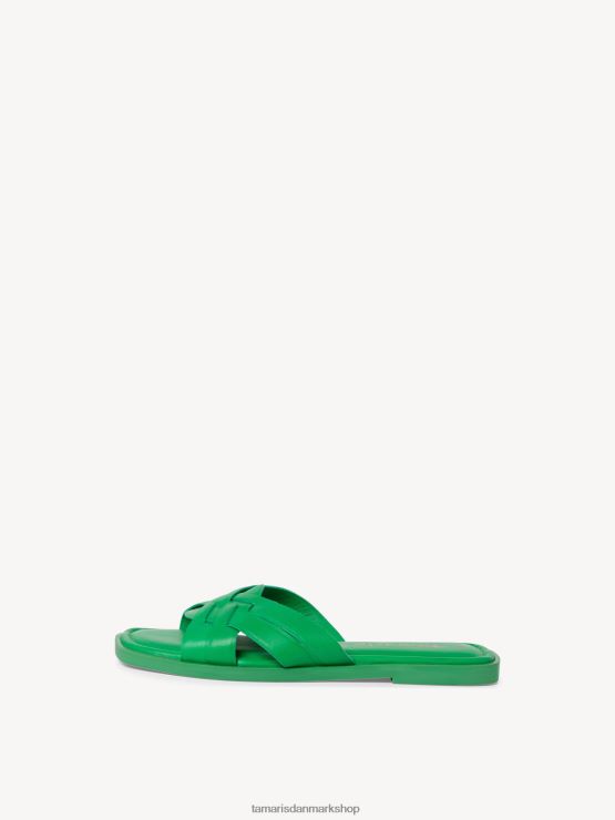 Tamaris Kvinder lædermule - grøn XVXV8T1781 sko