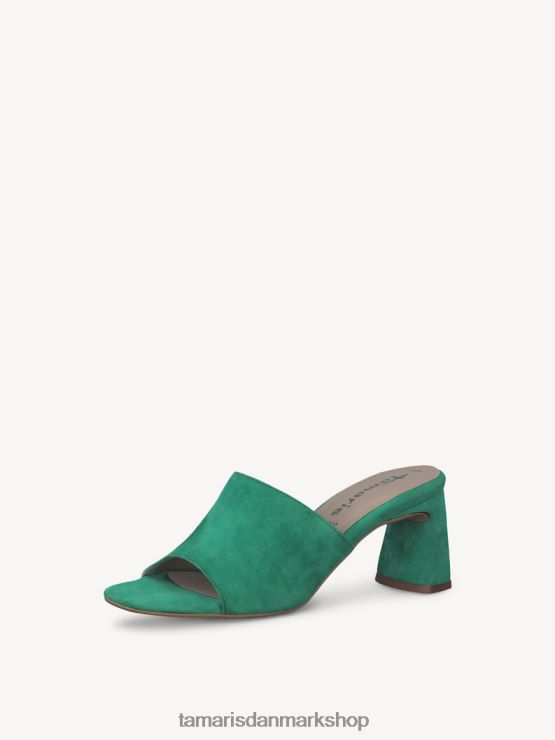 Tamaris Kvinder lædermule - grøn XVXV8T2079 sko