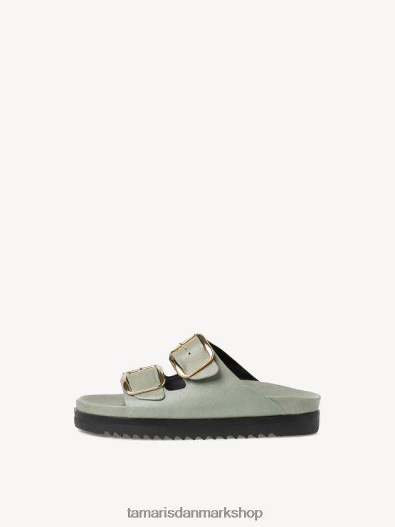 Tamaris Kvinder lædermule - grøn/blød salvie XVXV8T1676 sko