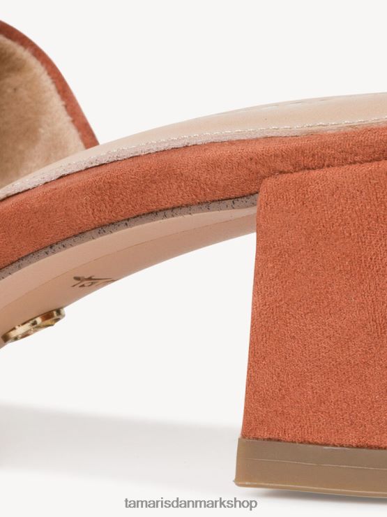 Tamaris Kvinder lædermule - gul/solopgang XVXV8T1791 sko