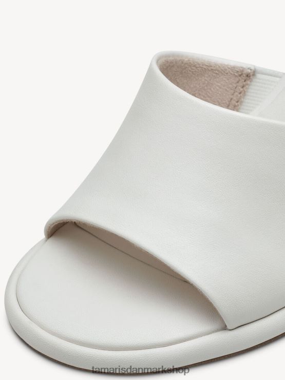 Tamaris Kvinder lædermule - hvid XVXV8T168 sko