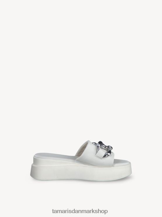 Tamaris Kvinder lædermule - hvid XVXV8T481 sko