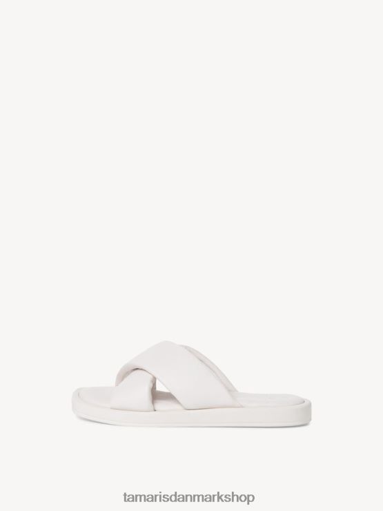 Tamaris Kvinder lædermule - hvid/offwhite XVXV8T1202 sko