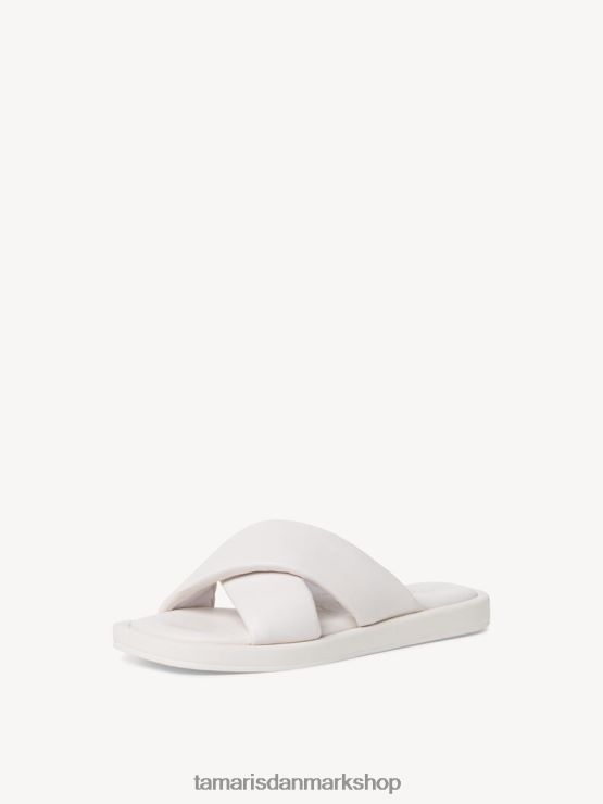 Tamaris Kvinder lædermule - hvid/offwhite XVXV8T1202 sko