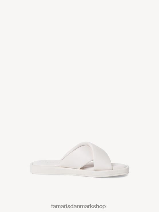 Tamaris Kvinder lædermule - hvid/offwhite XVXV8T1202 sko