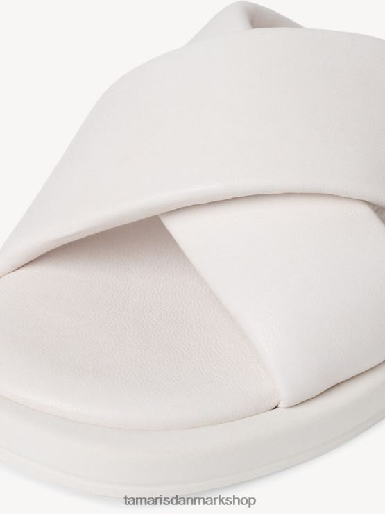 Tamaris Kvinder lædermule - hvid/offwhite XVXV8T1202 sko