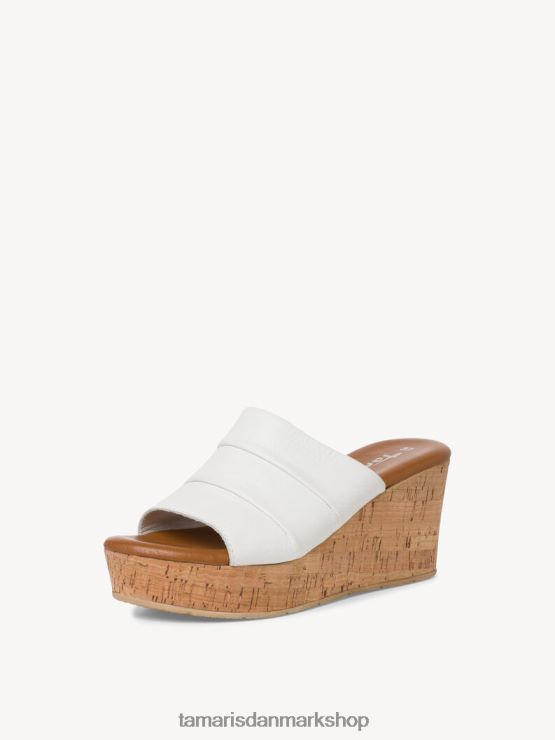 Tamaris Kvinder lædermule - hvid/offwhite XVXV8T1320 sko