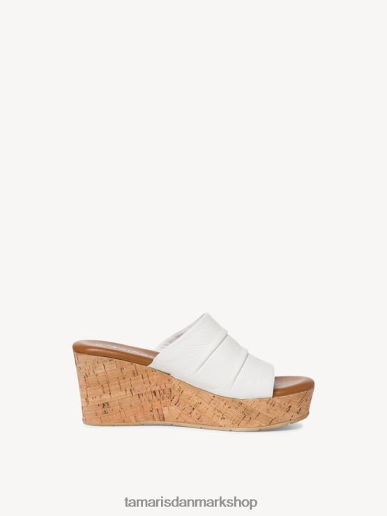 Tamaris Kvinder lædermule - hvid/offwhite XVXV8T1320 sko