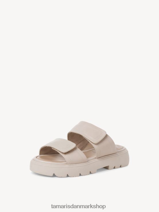 Tamaris Kvinder lædermule - hvid/offwhite XVXV8T1329 sko