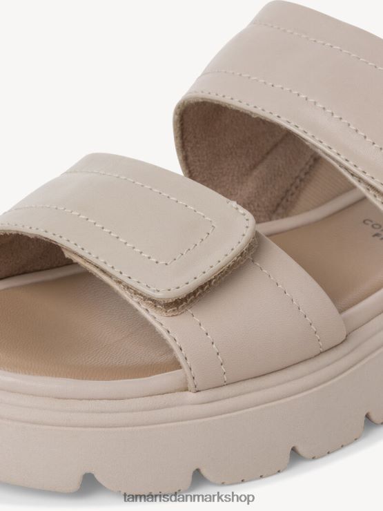 Tamaris Kvinder lædermule - hvid/offwhite XVXV8T1329 sko