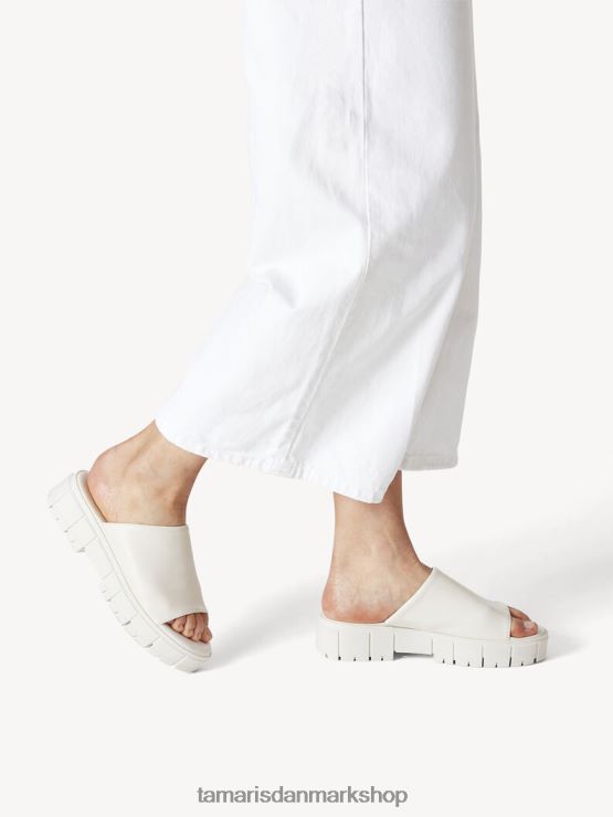 Tamaris Kvinder lædermule - hvid/offwhite uni XVXV8T461 sko