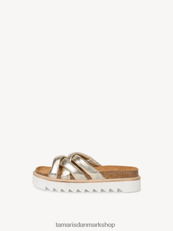 Tamaris Kvinder lædermule - metallisk/lys guld XVXV8T1438 sko