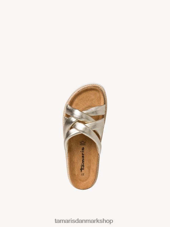 Tamaris Kvinder lædermule - metallisk/lys guld XVXV8T1438 sko