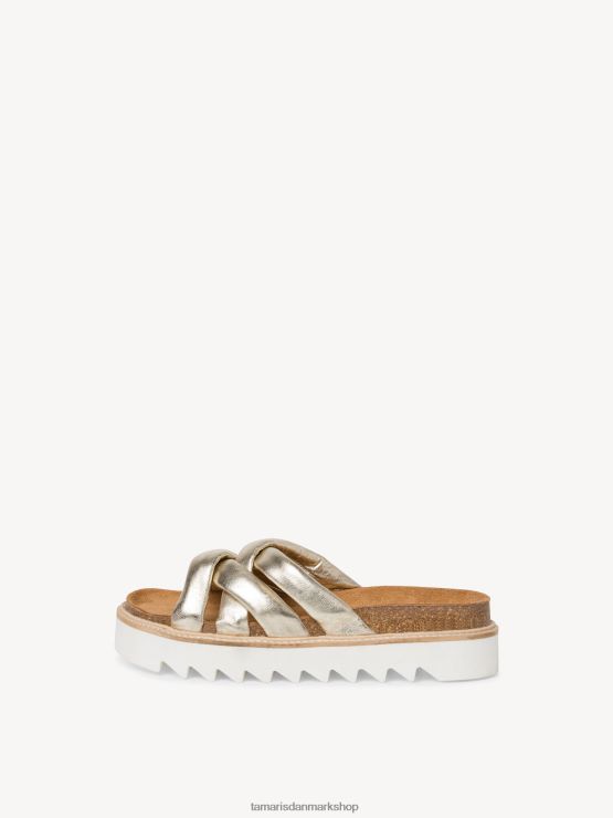 Tamaris Kvinder lædermule - metallisk/lys guld XVXV8T1438 sko