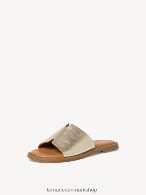 Tamaris Kvinder lædermule - metallisk/lys guld XVXV8T920 sko