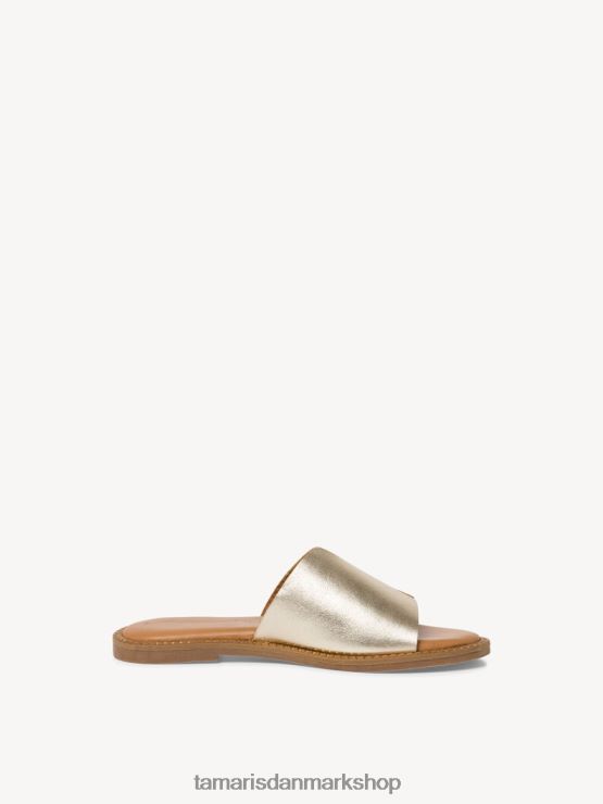 Tamaris Kvinder lædermule - metallisk/lys guld XVXV8T920 sko