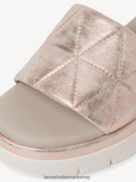Tamaris Kvinder lædermule - metallisk/sky rosegold XVXV8T1128 sko