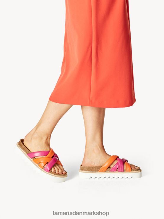 Tamaris Kvinder lædermule - orange XVXV8T2179 sko