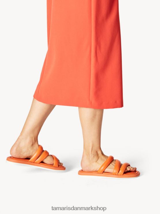 Tamaris Kvinder lædermule - orange XVXV8T549 sko