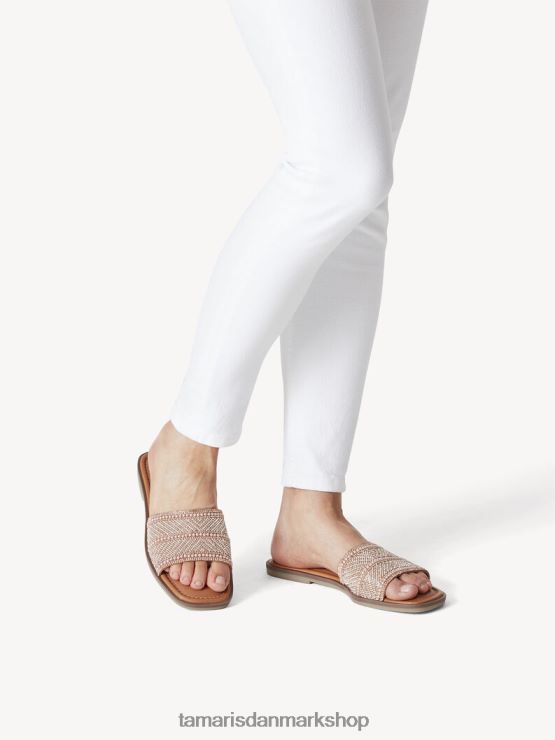 Tamaris Kvinder lædermule - rose/rose glam XVXV8T1104 sko