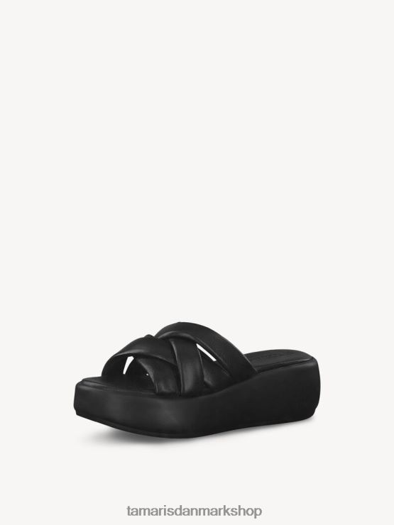 Tamaris Kvinder lædermule - sort XVXV8T1046 sko