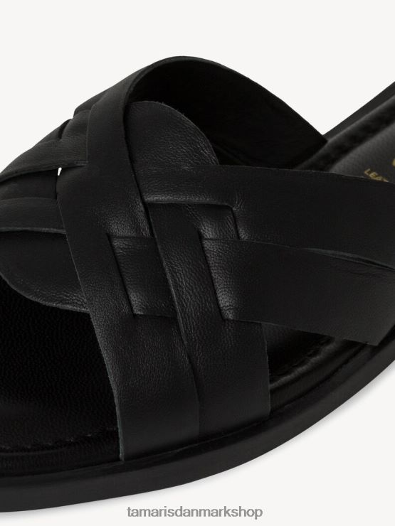 Tamaris Kvinder lædermule - sort XVXV8T1587 sko