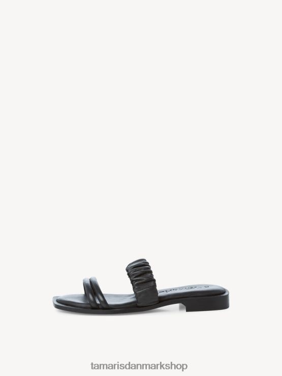 Tamaris Kvinder lædermule - sort XVXV8T1741 sko