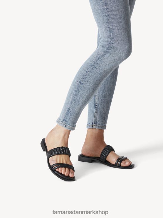 Tamaris Kvinder lædermule - sort XVXV8T1741 sko