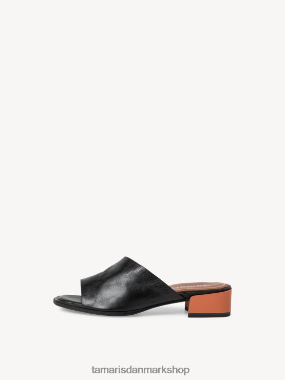 Tamaris Kvinder lædermule - sort XVXV8T1844 sko