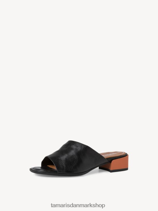 Tamaris Kvinder lædermule - sort XVXV8T1844 sko