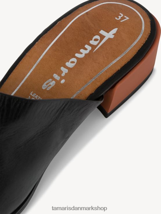 Tamaris Kvinder lædermule - sort XVXV8T1844 sko