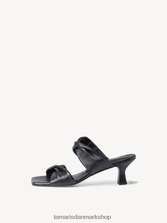 Tamaris Kvinder lædermule - sort XVXV8T1850 sko