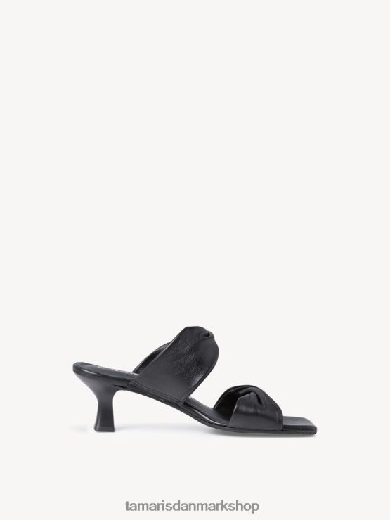 Tamaris Kvinder lædermule - sort XVXV8T1850 sko