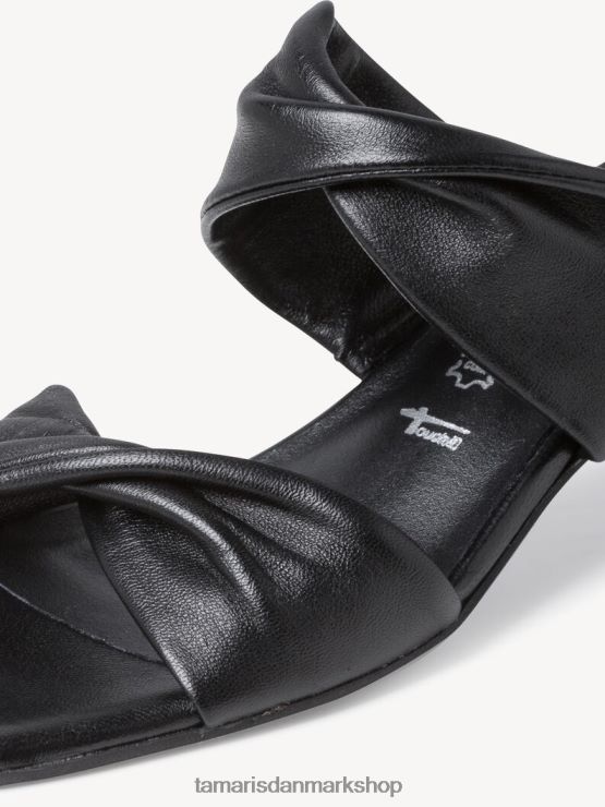 Tamaris Kvinder lædermule - sort XVXV8T1850 sko