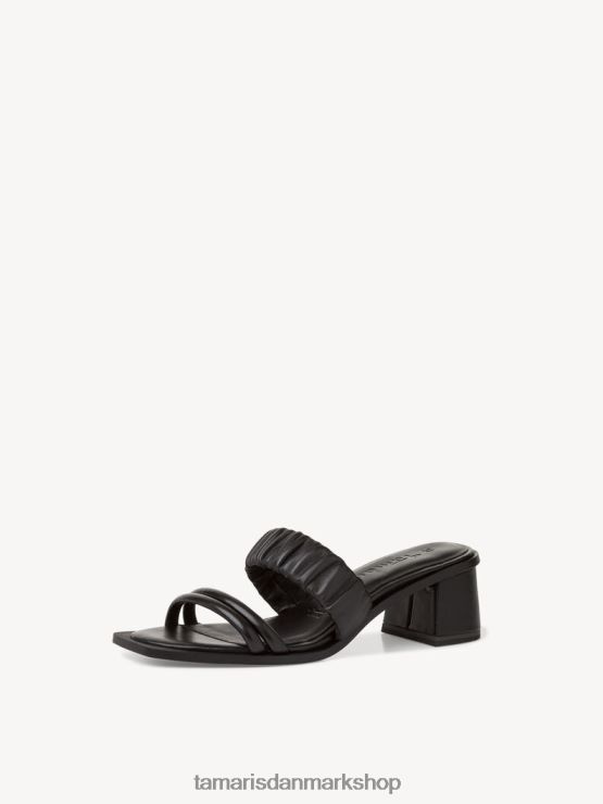 Tamaris Kvinder lædermule - sort XVXV8T1940 sko