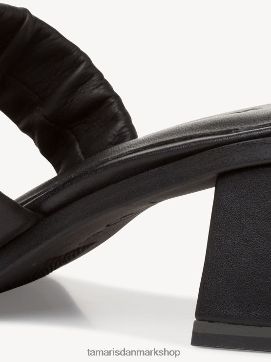 Tamaris Kvinder lædermule - sort XVXV8T1940 sko