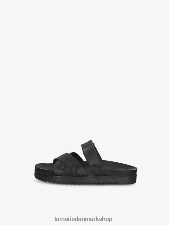 Tamaris Kvinder lædermule - sort XVXV8T1970 sko