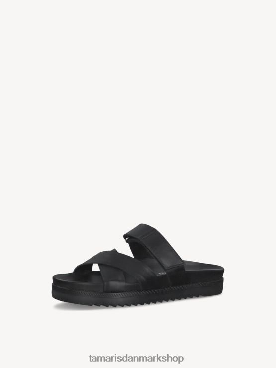 Tamaris Kvinder lædermule - sort XVXV8T1970 sko