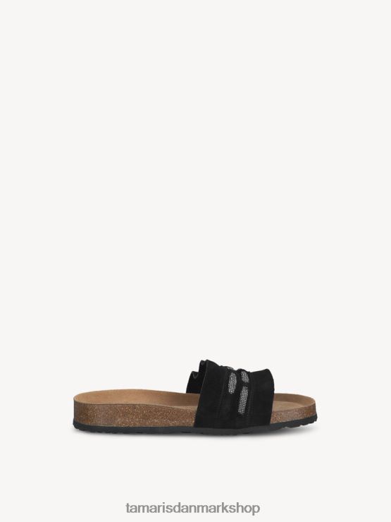 Tamaris Kvinder lædermule - sort XVXV8T202 sko