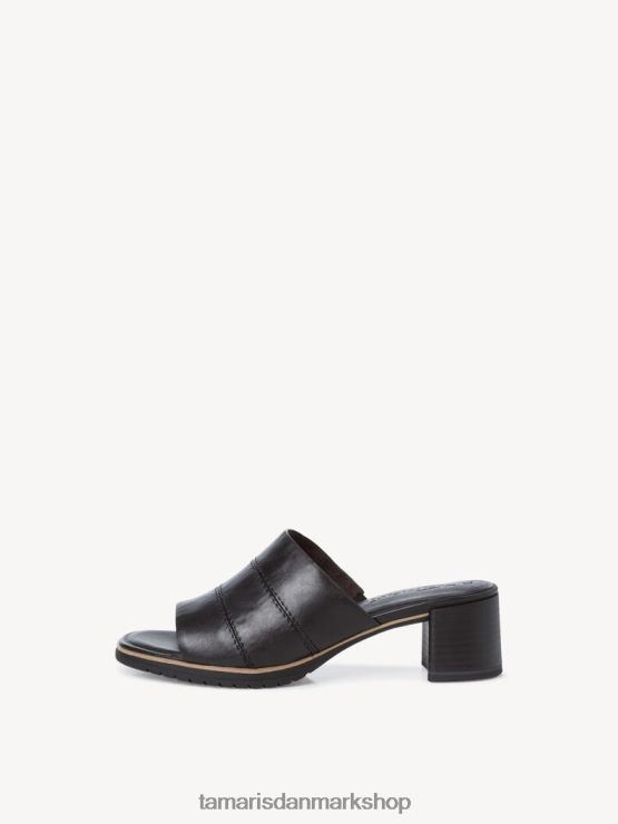 Tamaris Kvinder lædermule - sort XVXV8T2175 sko