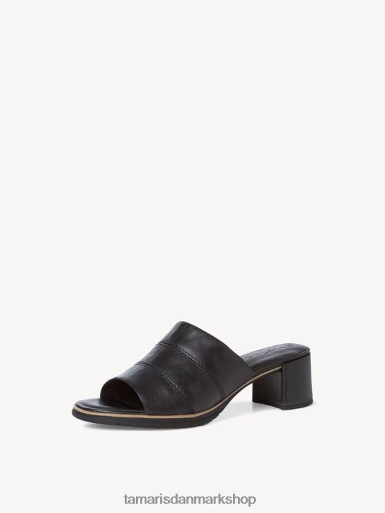 Tamaris Kvinder lædermule - sort XVXV8T2175 sko