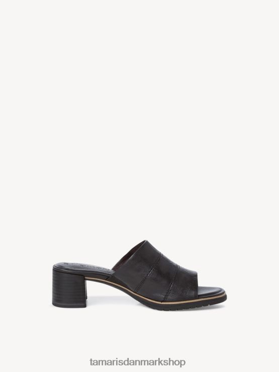 Tamaris Kvinder lædermule - sort XVXV8T2175 sko