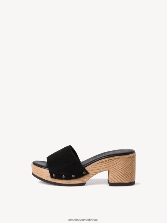 Tamaris Kvinder lædermule - sort XVXV8T2246 sko