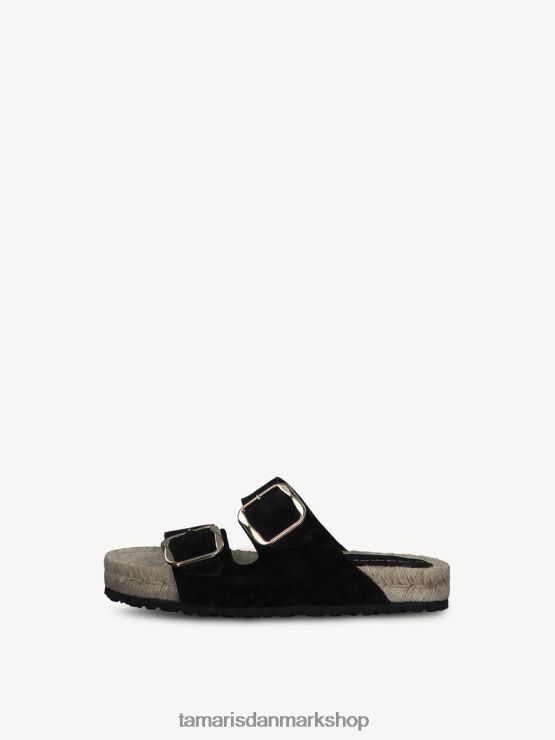 Tamaris Kvinder lædermule - sort XVXV8T2317 sko