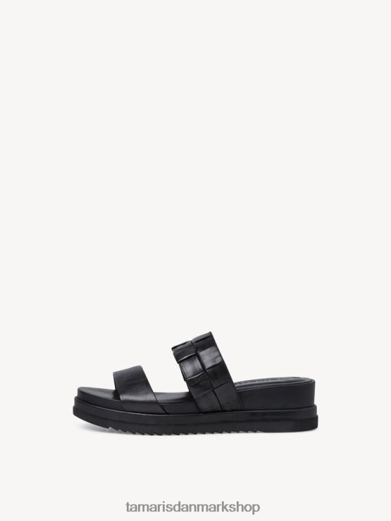 Tamaris Kvinder lædermule - sort XVXV8T303 sko