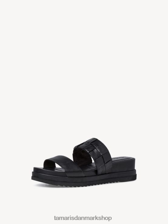 Tamaris Kvinder lædermule - sort XVXV8T303 sko