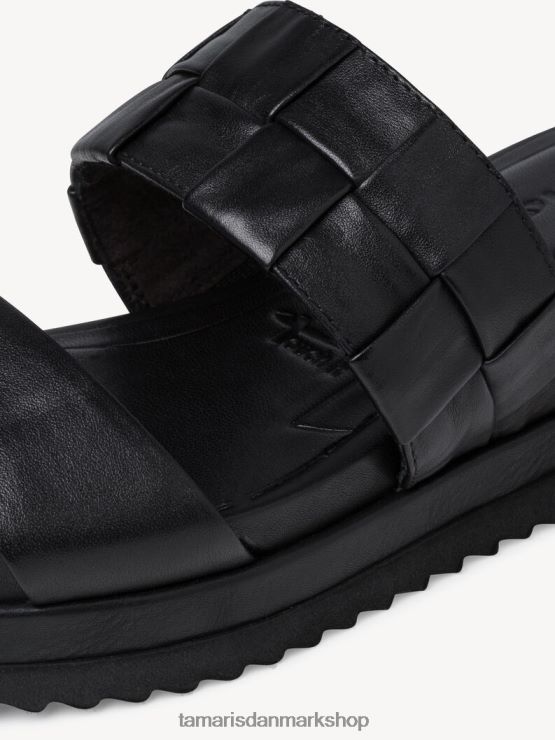 Tamaris Kvinder lædermule - sort XVXV8T303 sko