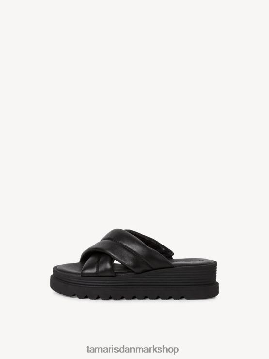 Tamaris Kvinder lædermule - sort XVXV8T315 sko